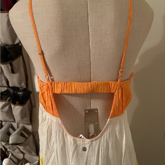 Roxy Orange and White Dress - Picture 8 of 9